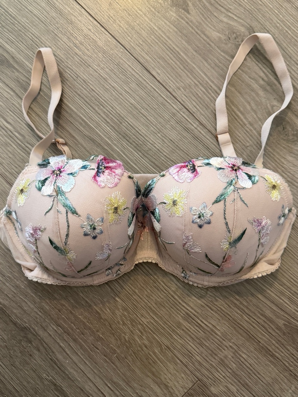 Victorias Secret Dream Angels Lined Demi Double Bra 32DD